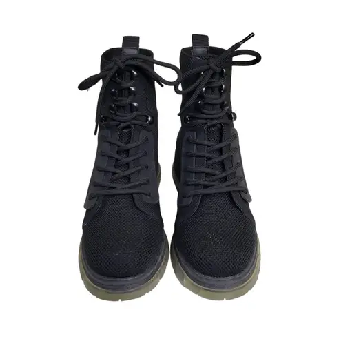 MIA  Womens 6 Simon Black Lace Up Combat Bootie