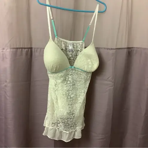 secret treasures Womens Ivory Lacey chemise pj Gown Size 2X 18W-20W