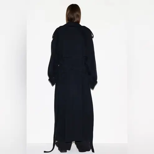 SKIMS  NWT Boyfriend Fleece Trench Coat Onyx Size XS Oversized - Image 3