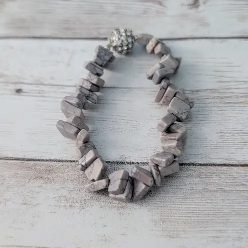 Stretch Bracelet Dusky Tones Brownish with Purple Undertones