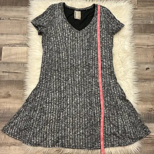 Dolan Left Coast Collection ribbed heathered stretch knit dress lined M Size M