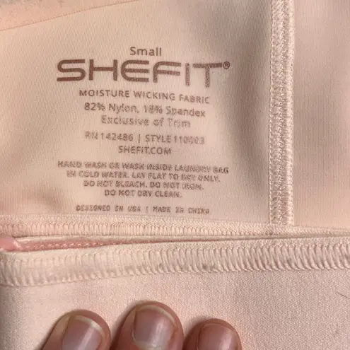 SheFit EUC FLEX SPORTS BRA MEDIUM Impact in blush Sz Small