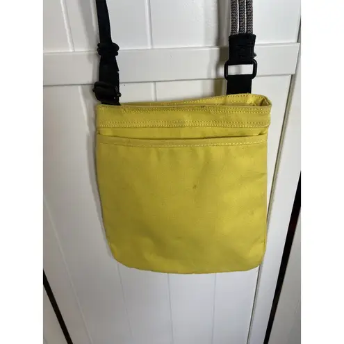 KAVU Keep Along Cross Body Bag Rope Swing Canvas Travel Yellow Adjustable Strap
