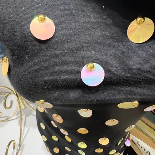 Vintage jubilation California made the USA 80s disco top beaded sleeveless top Pink Size L