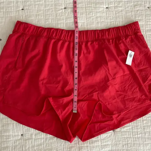 Old Navy  Active StretchTech Core Run Shorts in Cherry Tomato Size 3X NWT