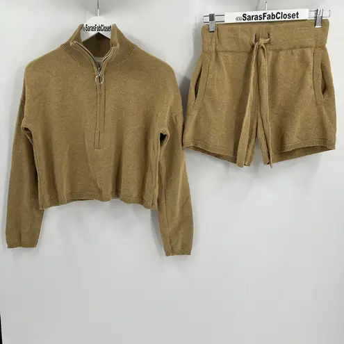 Jen's Pirate Booty Jen's Pirate Booty Chill Out Sweatshirt & Shorts Set In Keystone Tan Size XS