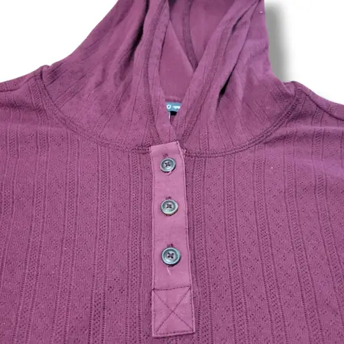 Sweatshirt Size Large Oversized Toad&Co Lightweight Hooded Sweatshirt Women's