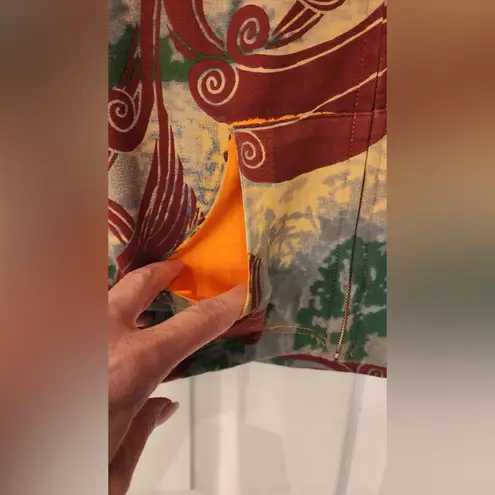 Christian Audigier Crystal Rock Women’s Orange Rhinestone Hoodie Size Small