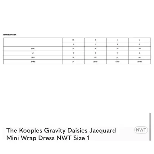 The Kooples gravity daisie blush pink wrap dress NWT