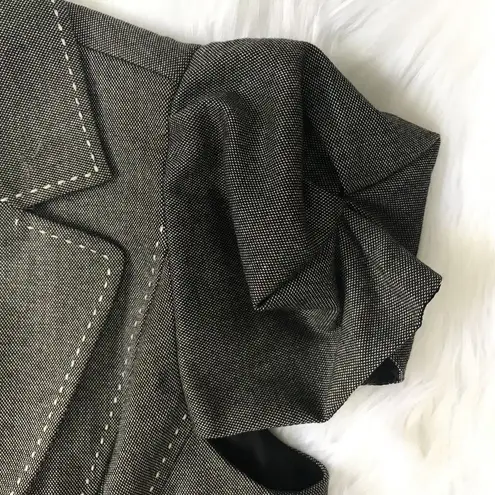 Rebecca Taylor Blazer Short Sleeve Brown Sz 8