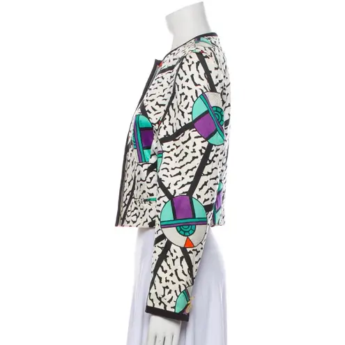 Louis Feraud Vintage 80s Multicolored Memphis Pattern Multicolor Blazer Jacket 6
