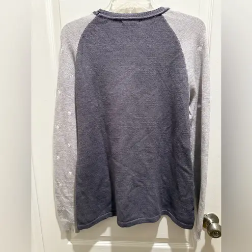 Staccato Heathered Knit Sweater size M