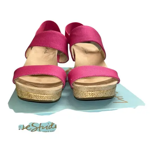 Life Stride Women's, Delta Sandal Raspberry size 7.5 like new with box