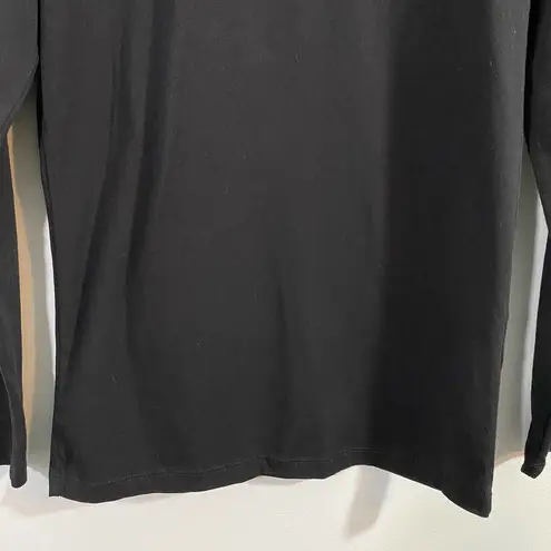 ZARA  Women's Black Turtleneck Long Sleeve Tee Size S