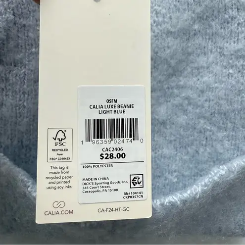 NWT Women's Calia Luxe Beanie Light Blue | One Size