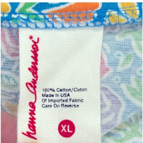 Hanna Andersson Vintage 90s Floral Midi Peasant Dress XL – Made in USA Blue