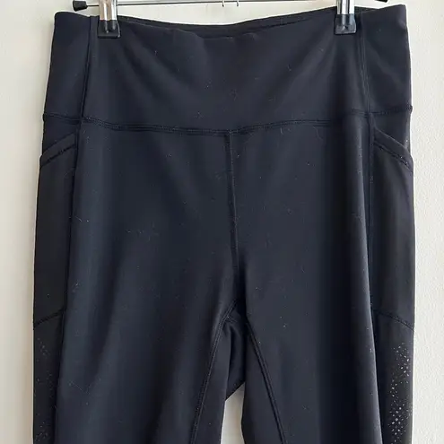 Lululemon  Tightest Stuff Tight Black Leggings, High-Rise Mesh Cutout, Size 4 - Image 2