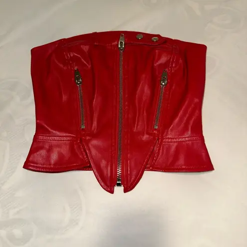 EGO Leather tube top