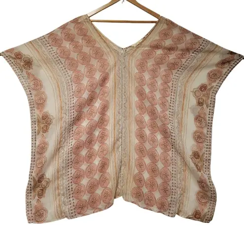 Lovestitch Sheer Kimono Style Swim Cover Beachy Festival Boho Hippie Resort Wear Size S/M