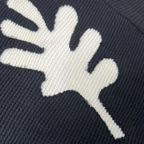 Vintage Women’s Maureene Keene NYC waffle knit cut out long sleeve top size sm