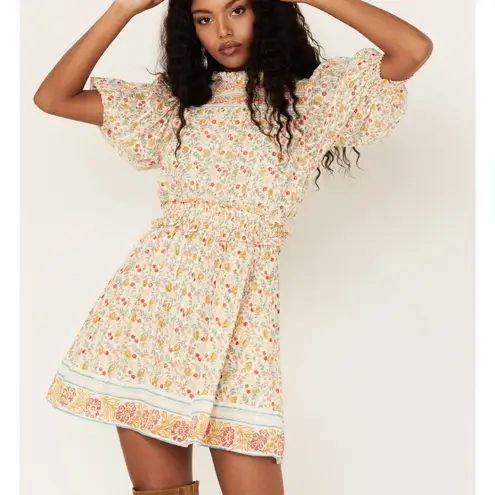 Cleobella WOMEN'S DALLAS FLORAL PRINT MINI DRESS NWT XS