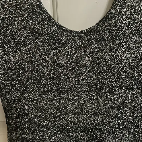 Bethany Mota Black & Gold Speckled Dress Size Medium