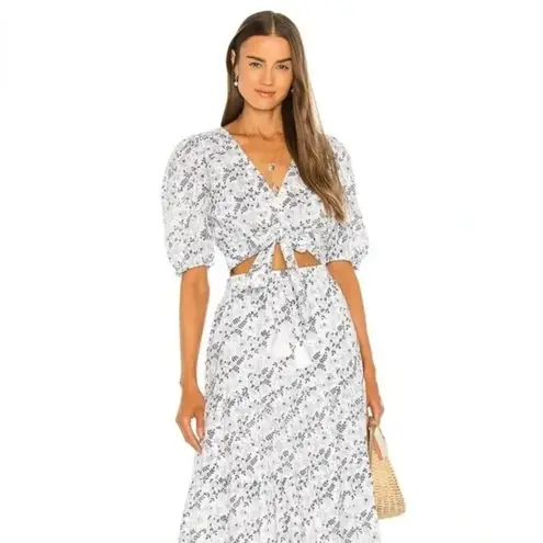 Cleobella Amina Crop Wrap Top in Killarney Floral Print Size XS