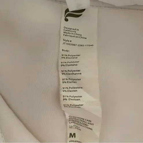 Fabletics  Lotta Removable Hood Jacket Full Zip Ice Camo White Size Medium