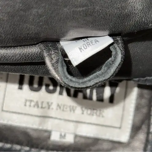 Tuskany Vintage Women’s Size M Black Leather Jacket Size M