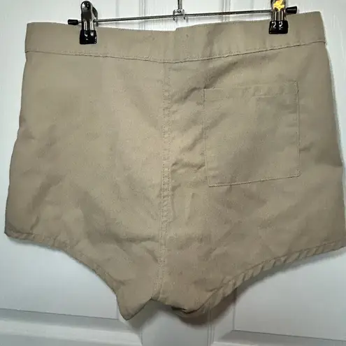 Tru Spec UDT Shorts Women's 32 Tan Khaki Belted Military Tactical Casual