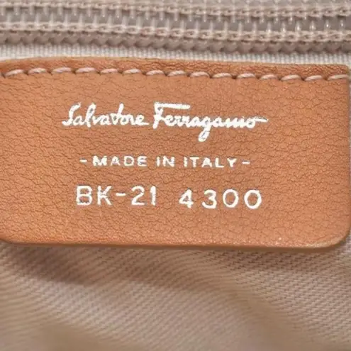Salvatore Ferragamo Vintage Tan Leather Shoulderbag