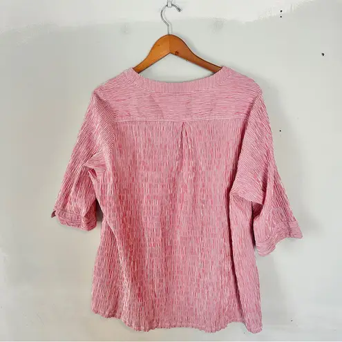 Ulla Popken Bubble Texture Stripe Pin