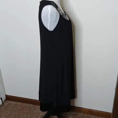 Taboo black sequined midi dress size XL