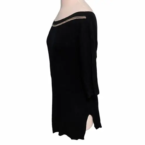 Thalia Sodi Off The Shoulder Sweater Black Large