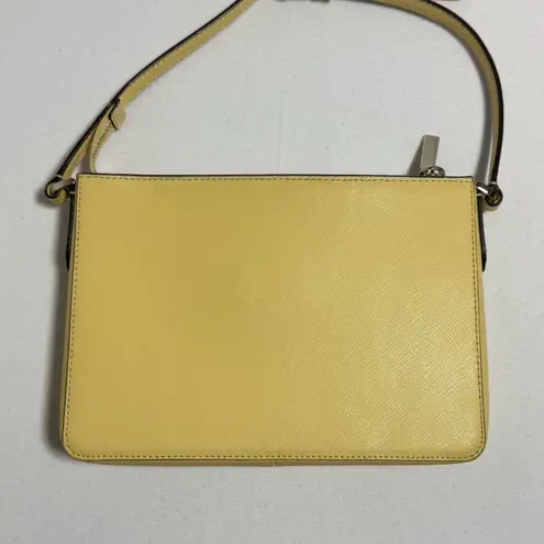 Kate Spade Rory Crossbody Purse in Daybreak Yellow Leather Zip Closure
