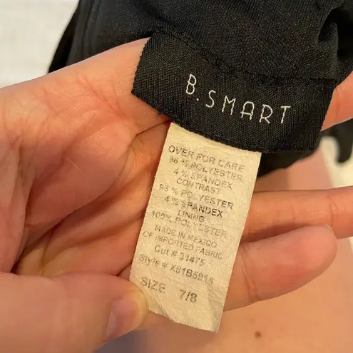 B. Smart  Semi-Formal Black & White Stripped Dress- Size 7/8