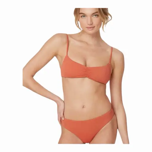 ANDIE Swim the Symi Bikini Top NWT size Medium in Cedar Ruched Front Swimsuit