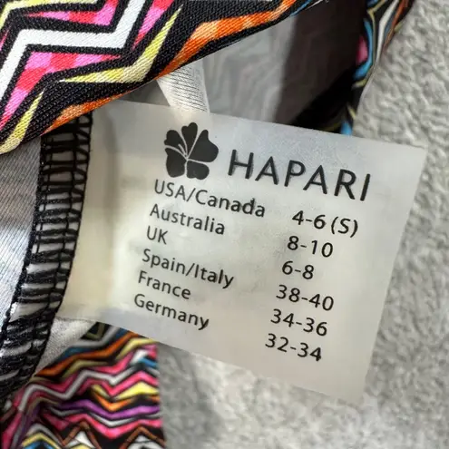 Hapari Twist Tankini Swim Top Women's Small 4/6 Halter Tie SPF 50+ Colorful Red - Image 5