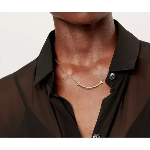 Boutique Bar Necklace Rose Gold Filled K18 Necklace, 16-18"