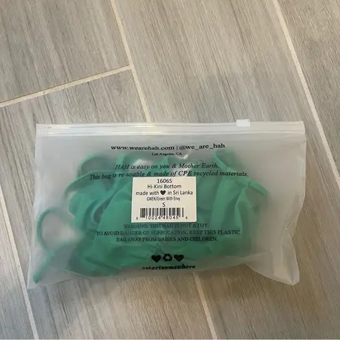 Envy NWT WE ARE HAH HI-KINI GREEN WITH BIKINI BOTTOM SZ SMALL