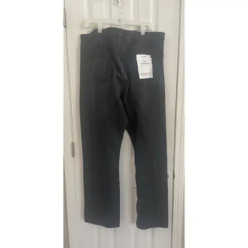 Frame 's Black Oak Straight Jean Mid rise Straight fit, A48