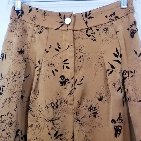 House of Harlow1960 x Revolve Floral & Birds Print High Rise Pants Yellow