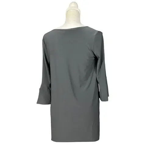 Clara Sun Woo Tunic Size XS Gray 3/4 Sleeves Neutral Corpcore Office Minimalist