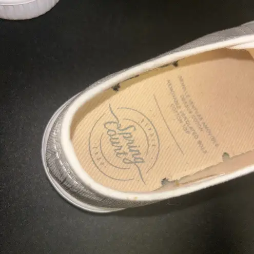 Spring Court Gray Silver Printed Linen G2 Low