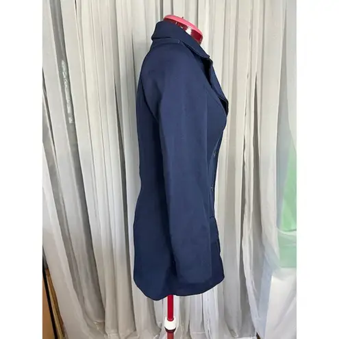 Sailing Jacket knit 1950s navy blue Size 10