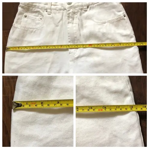 B.U.M white jeans shorts, vintage Size undefined