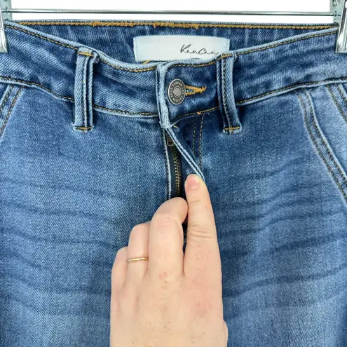 KanCan KC9248M Victoria High Rise Flare Jeans Medium Wash Denim Size 25 Blue