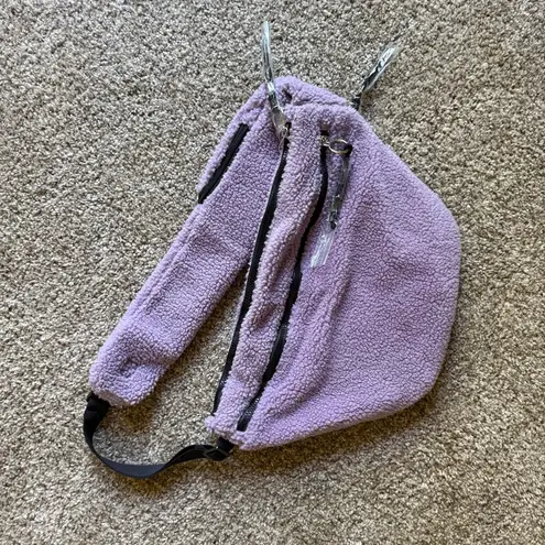 FP Movement Overachiever Sherpa Sling Bag NWT Lavender Purple