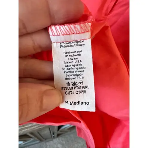 Karlie  Pink Ruffle Top / Blouse Size Medium