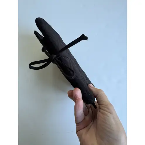 Vera Bradley All Wrapped Up Jewelry Roll Travel Case black microfiber